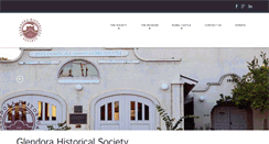 Desktop Screenshot of glendorahistoricalsociety.org